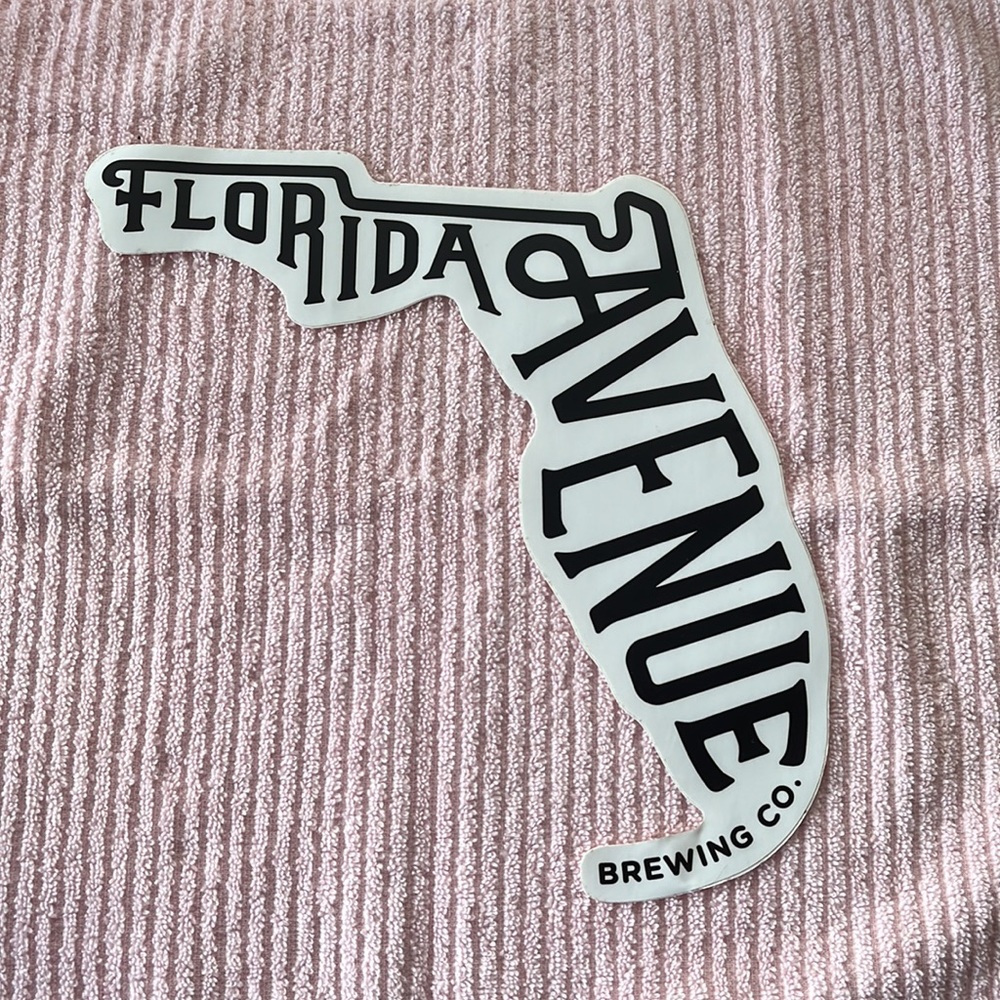 Florida Avenue Sticker